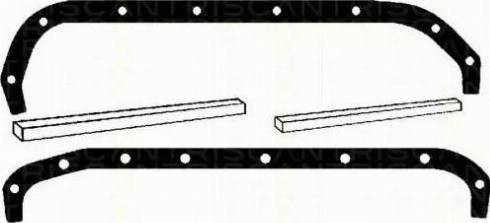 Triscan 510-2501 - Комплект прокладок, масляный поддон autosila-amz.com
