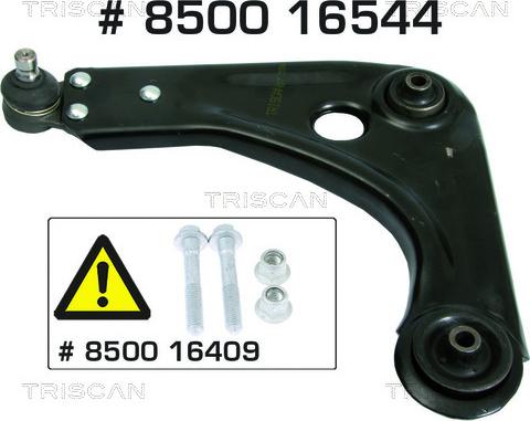 Triscan 8500 16544 - Рычаг подвески колеса autosila-amz.com