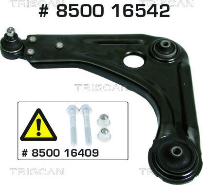 Triscan 8500 16542 - Рычаг подвески колеса autosila-amz.com