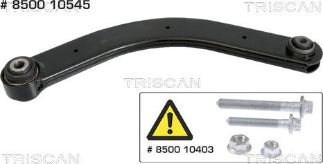 Triscan 8500 10545 - Рычаг подвески колеса autosila-amz.com