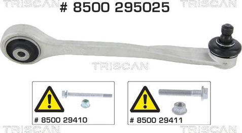 Triscan 8500 295025 - Рычаг подвески колеса autosila-amz.com