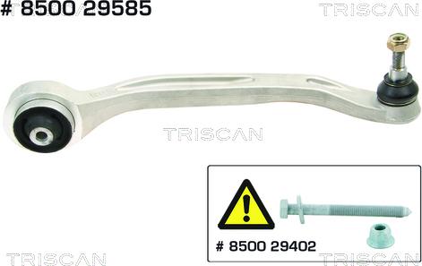 Triscan 8500 29585 - Рычаг подвески колеса autosila-amz.com