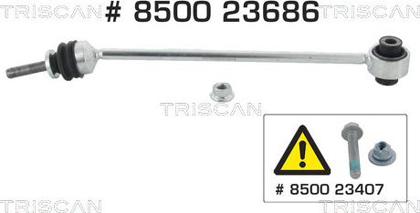 Triscan 8500 23686 - Тяга / стойка, стабилизатор autosila-amz.com
