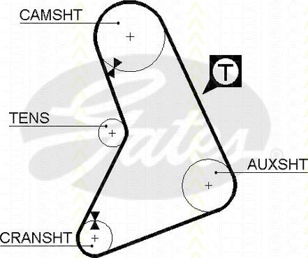 Triscan 8645 5069 - ремень ГРМ Ford autosila-amz.com