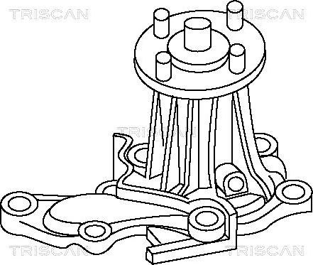 Triscan 8600 13991 - Водяной насос autosila-amz.com