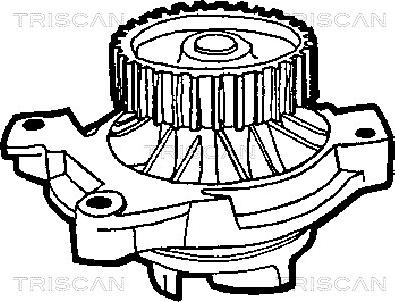 Triscan 8600 29962 - Водяной насос autosila-amz.com