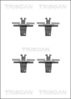 Triscan 8105 401452 - Комплектующие для колодок дискового тормоза autosila-amz.com