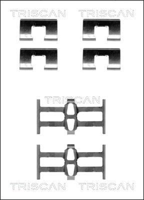 Triscan 8105 401614 - Комплектующие для колодок дискового тормоза autosila-amz.com