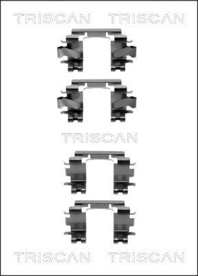 Triscan 8105 401616 - Комплектующие для колодок дискового тормоза autosila-amz.com
