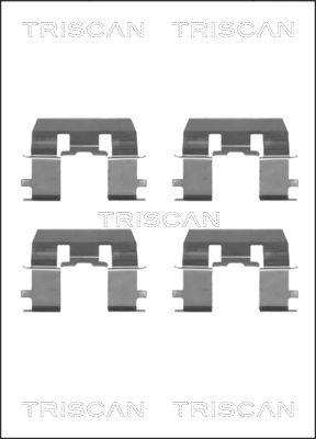 Triscan 8105 401617 - Комплектующие для колодок дискового тормоза autosila-amz.com