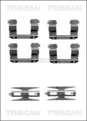 Triscan 8105 431618 - Комплектующие для колодок дискового тормоза autosila-amz.com