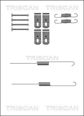 Triscan 8105 422589 - Комплектующие, барабанный тормозной механизм autosila-amz.com