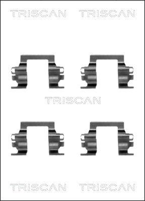 Triscan 8105 601609 - Комплектующие для колодок дискового тормоза autosila-amz.com