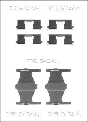 Triscan 8105 141589 - Комплектующие для колодок дискового тормоза autosila-amz.com