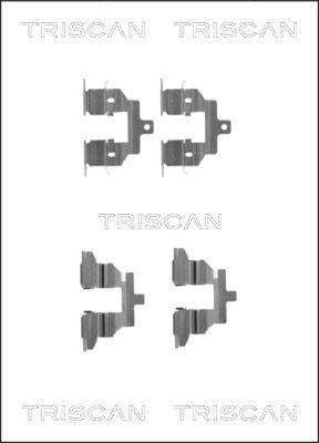 Triscan 8105 141602 - Комплектующие для колодок дискового тормоза autosila-amz.com