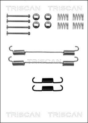 Triscan 8105 152558 - Комплектующие, барабанный тормозной механизм autosila-amz.com