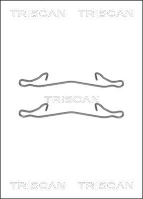 Triscan 8105 161563 - Комплектующие для колодок дискового тормоза autosila-amz.com