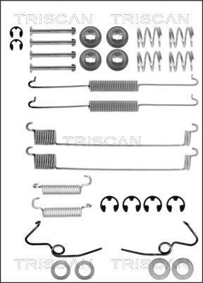 Triscan 8105 162509 - Комплектующие, барабанный тормозной механизм autosila-amz.com