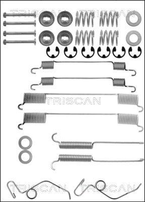 Triscan 8105 162510 - Комплектующие, барабанный тормозной механизм autosila-amz.com