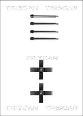Triscan 8105 101590 - Комплектующие для колодок дискового тормоза autosila-amz.com