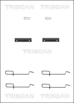 Triscan 8105 101592 - Комплектующие для колодок дискового тормоза autosila-amz.com