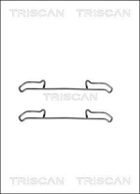 Triscan 8105 101540 - Комплектующие для колодок дискового тормоза autosila-amz.com