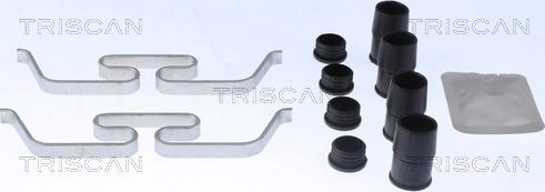 Triscan 8105 101665 - Комплектующие для колодок дискового тормоза autosila-amz.com