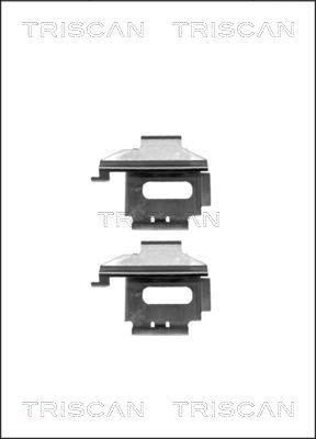 Triscan 8105 101625 - Комплектующие для колодок дискового тормоза autosila-amz.com