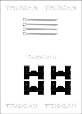 Triscan 8105 101329 - Комплектующие для колодок дискового тормоза autosila-amz.com