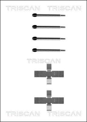Triscan 8105 101288 - Комплектующие для колодок дискового тормоза autosila-amz.com