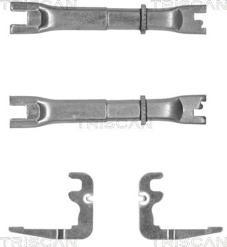 Triscan 8105 103004 - Комплект регулятора, барабанный тормозной механизм autosila-amz.com