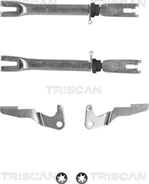 Triscan 8105 103008 - Комплект регулятора, барабанный тормозной механизм autosila-amz.com