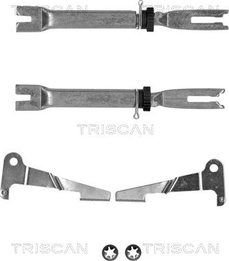 Triscan 8105 103011 - Комплект регулятора, барабанный тормозной механизм autosila-amz.com