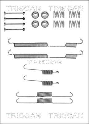 Triscan 8105 102580 - Комплектующие, барабанный тормозной механизм autosila-amz.com