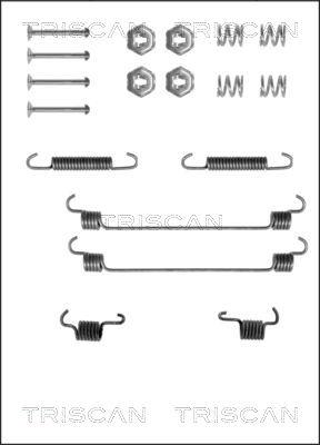 Triscan 8105 102525 - Комплектующие, барабанный тормозной механизм autosila-amz.com