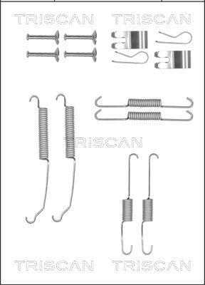 Triscan 8105 102611 - Комплектующие, барабанный тормозной механизм autosila-amz.com