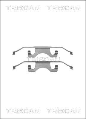 Triscan 8105 111615 - Комплектующие для колодок дискового тормоза autosila-amz.com