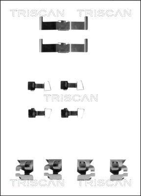 Triscan 8105 131159 - Комплектующие для колодок дискового тормоза autosila-amz.com