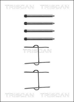 Triscan 8105 381533 - ремкомпл. торм. колодок перед. Peugeot autosila-amz.com