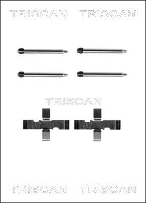 Triscan 8105 241538 - Комплектующие для колодок дискового тормоза autosila-amz.com
