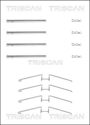 Triscan 8105 251599 - Комплектующие для колодок дискового тормоза autosila-amz.com