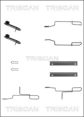 Triscan 8105 281591 - Комплектующие для колодок дискового тормоза autosila-amz.com