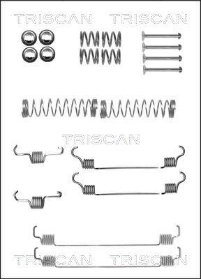 Triscan 8105 282570 - Комплектующие, барабанный тормозной механизм autosila-amz.com