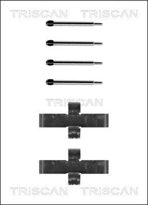 Triscan 8105 231445 - Комплектующие для колодок дискового тормоза autosila-amz.com