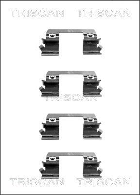 Triscan 8105 231585 - Комплектующие для колодок дискового тормоза autosila-amz.com