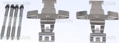 Triscan 8105 231617 - Комплектующие для колодок дискового тормоза autosila-amz.com