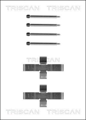 Triscan 8105 231398 - Комплектующие для колодок дискового тормоза autosila-amz.com