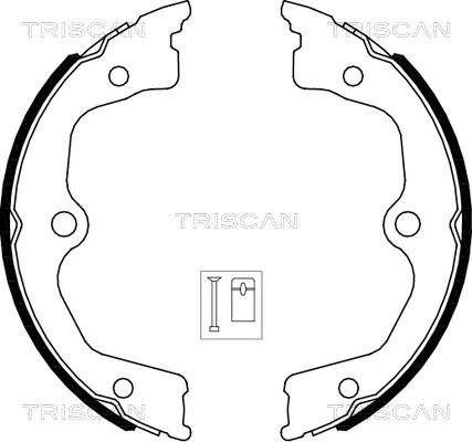 Triscan 8100 40009 - Комплект тормозов, ручник, парковка autosila-amz.com
