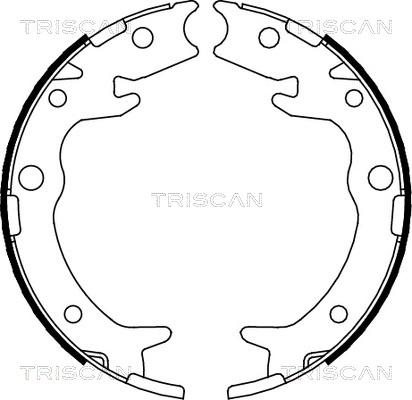 Triscan 8100 40005 - Комплект тормозов, ручник, парковка autosila-amz.com