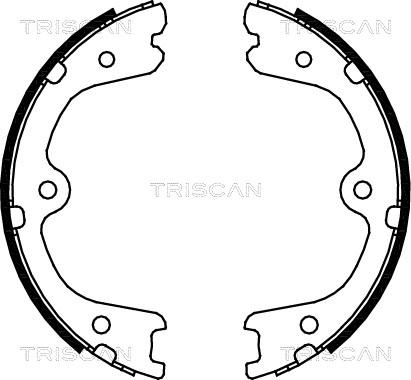 Triscan 8100 14008 - Комплект тормозов, ручник, парковка autosila-amz.com